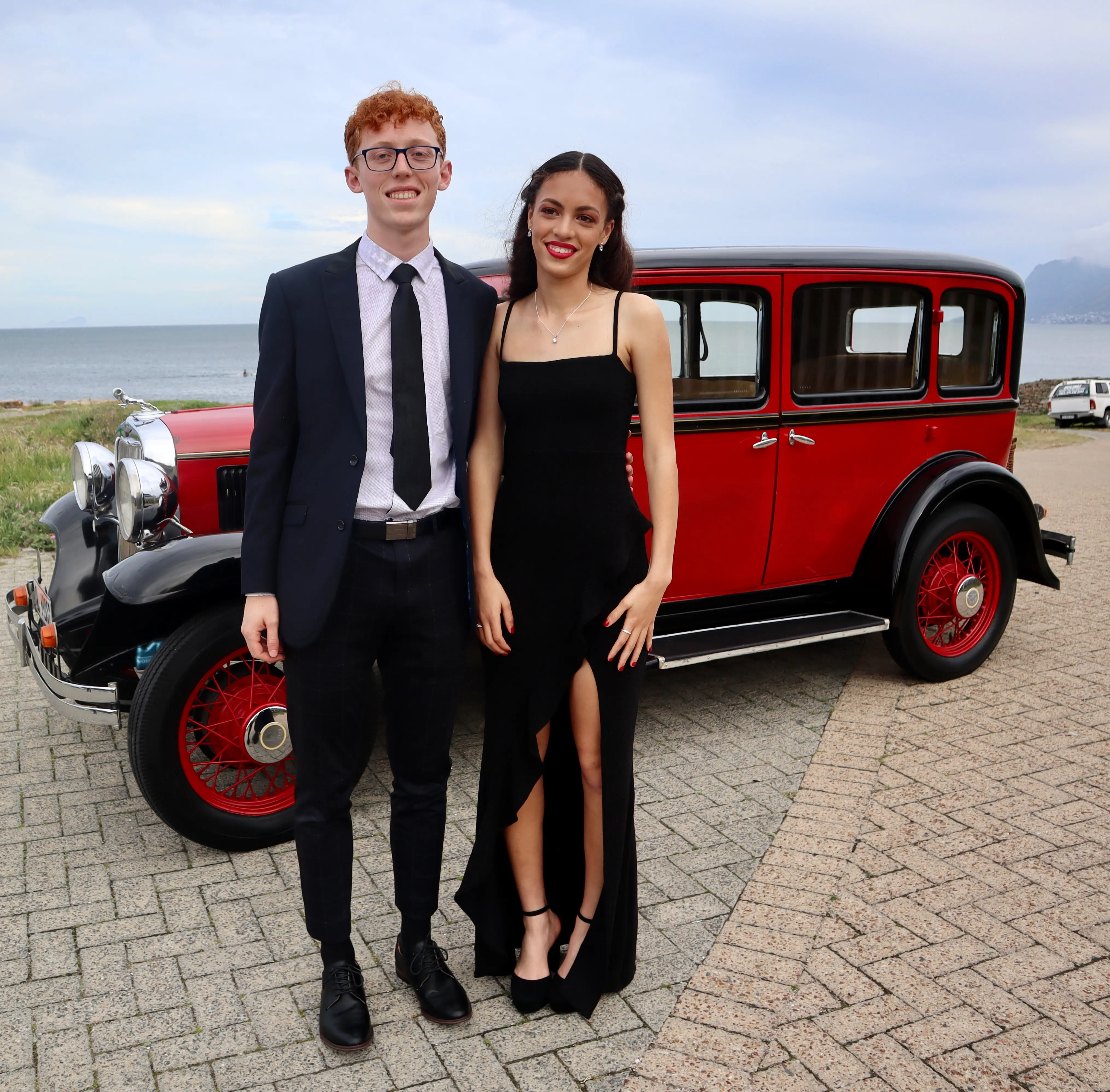 Amy showing her matric dance dress Cape Town photography